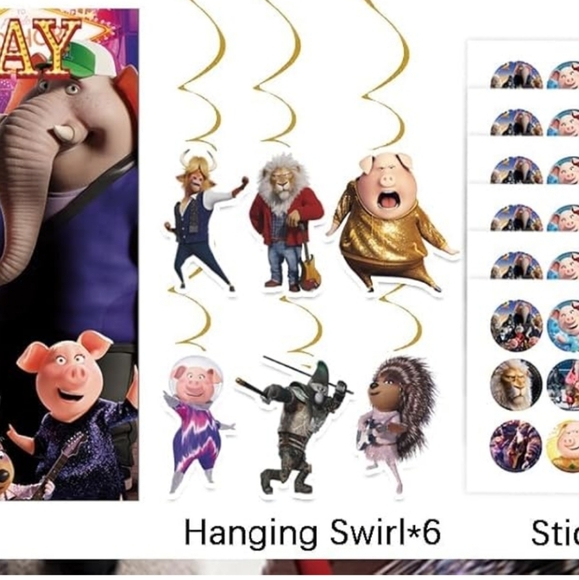 Sing birthday party decor - Picture 4 of 4